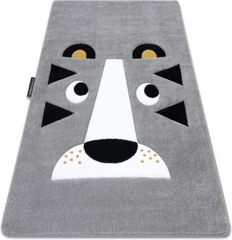 RugsX Alfombra Petit Lion Le&oacute;n Gris Grey 80x150 Cm