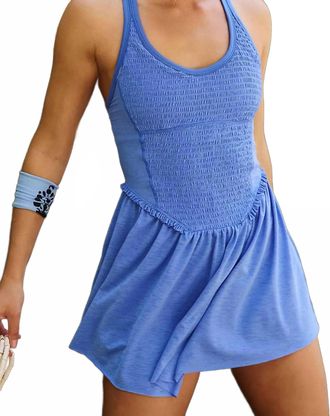 Free People Movement Smockin Hot Dress In Baybreeze