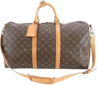 Louis Vuitton Pre-owned Weekend Bags, male, Brown, Size: ONE SIZE Pre-owned Keepall Bandouli&egrave;re 50