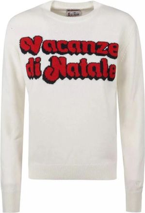 MC2 Saint Barth New Queen Sweatshirt - Dames - Ronde hals truien - Wit - L - Truien & Vesten