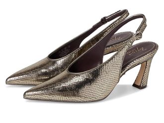 Naturalizer 27 Edit Elaine Womens Shoes Pewter Snake Print Leather : 7.5 M (B)