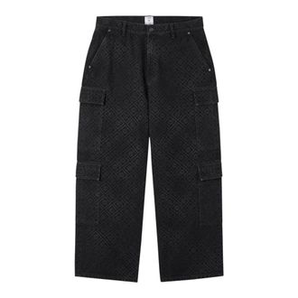 Casablanca Monogram Denim Jeans - Jeans - Hombre - Negro - XS