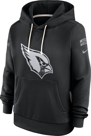 Nike Arizona Cardinals Salute to Service Sideline Nike Womens Dri-FIT NFL Pullover Hoodie in Black | 03C300AA21-CYB