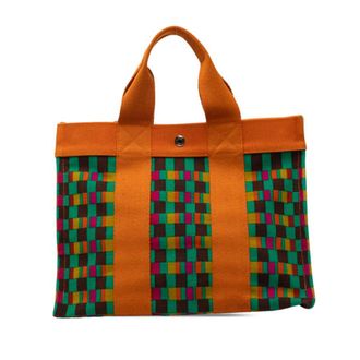 Herm&egrave;s Pre-owned Hermes Multicolor Printed Canvas Fourre Tout MM Tote Ladies PU7G165ZUZGF4GCK