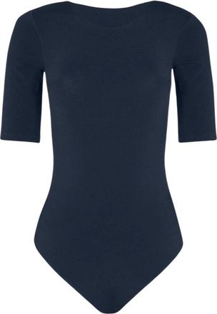 Wolford Bahamas Body - Dames - Bodies - Blauw - L - Katoen - Tops