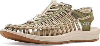 Keen Uneek Canvas Mens Shoes Martini Olive/Birch : 8.5 D - Medium, Textile