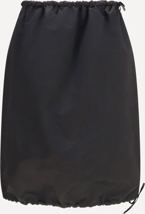 Prada Satin midi Skirt with drawstring Female 40