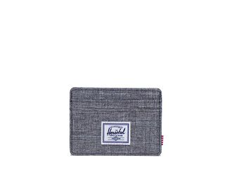Herschel Charlie Cardholder Wallet Handbags Raven Crosshatch