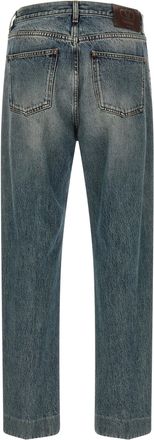 Valentino Garavani Vintage Wash Five-Pocket Jeans - Blue
