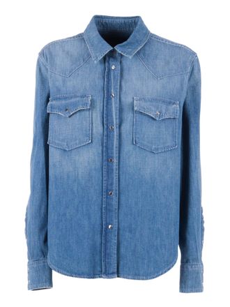 Dondup Classic Denim Flap Shirt