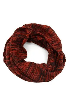 Portolano Tweed Infinity Neckwarmer in Cinnamon/Dark Brown at Nordstrom Rack