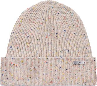 Nike Gebreide muts met spikkelpatroon (Bruin)