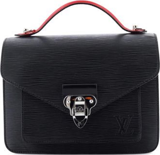 Louis Vuitton Neo Monceau Handbag Epi Leather satchel - Zwart
