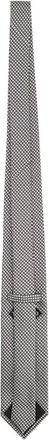 Tom Ford Printed Silk Necktie - Black