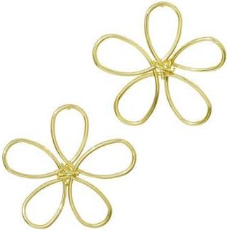 Adornia Oversize Flower Stud Earrings in Gold at Nordstrom Rack
