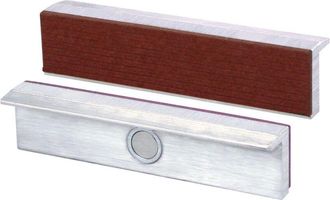 Tag Heuer 111140 - Ganasce di protezione per morsa rettangolare, parallela a piano, magneti speciali integrati, adatta per morsa da 140 mm Materiale