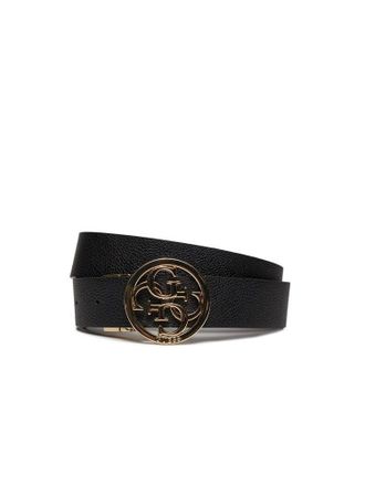 Guess Womens Belt Coal Logo Polyester Accessories