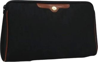 Dior Pre-owned Clutches, female, Black, Size: ONE SIZE Pre-owned Trotter Clutch Bag