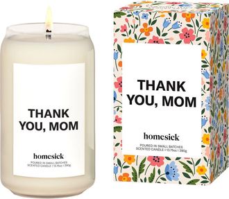 Homesick Thank You, Mom Scented Candle in White at Nordstrom