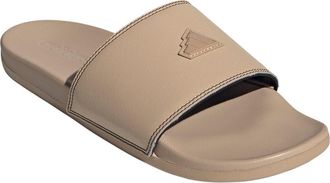 adidas Adilette Comfort Slide Sandal in Sandstone/Sandstone/Black at Nordstrom Rack, Size 13 Womens / 12 Mens