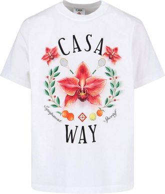 Casablanca T-Shirt Casa Way Orchid