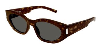 Saint Laurent SL 638 002 Womens Sunglasses Tortoiseshell Size 55