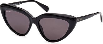 Max & Co. MO0047 01A Womens Sunglasses Black Size 55