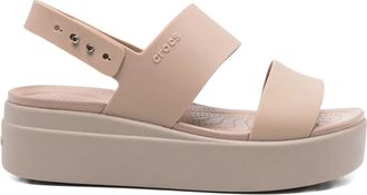 Crocs double-strap platform sandals - women - Thermoplastic Polyurethane (TPU)/Thermoplastic Polyurethane (TPU)/Thermoplastic Polyurethane (TPU) - 6