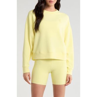Rhone DreamGlow Crewneck Sweatshirt in Lemon Lime at Nordstrom, Size Xx-Large