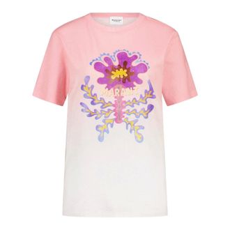 Isabel Marant Dames, Tops, Roze, Maat: S Katoen