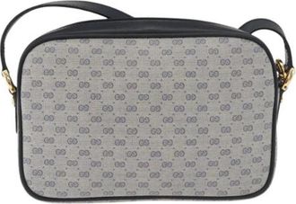 Gucci Pre-owned Vintage Schoudertas - Dames - Vintage Schoudertas - Blauw - ONE Size - Leer - Vintage