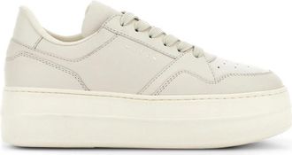 Hogan Beige Leren Panel Sneakers - Dames - Sneakers - Beige - 40 EU - Leer - Schoenen