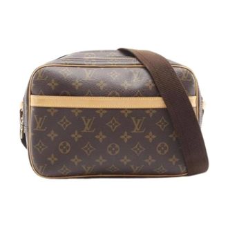 Louis Vuitton Pre-owned Cross Body Bags, female, Brown, Size: ONE SIZE Pre-owned Vintage Canvas Cross Body Bag