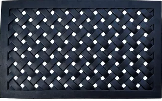 Imports Decor Imports Decor Rubber mat, Braided, 18x47