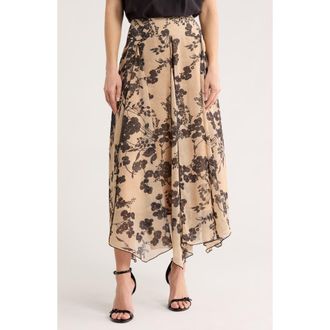 Ted Baker Floral Godet Maxi Skirt in Hummus at Nordstrom Rack, Size X-Small