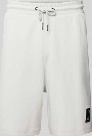 Tom Tailor Denim Relaxed Fit Sweatshorts aus Baumwoll-Mix in Hellgrau, Gr&ouml;&szlig;e XXL