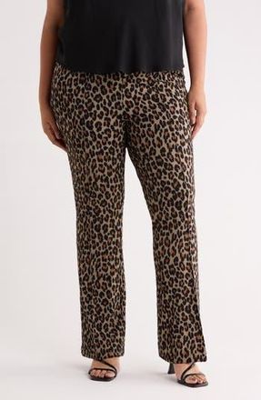Spanx Ponte Zero Micro Flare Pants in Brown Multi at Nordstrom Rack, Size 3 X