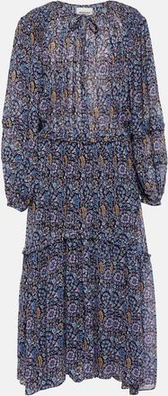 Isabel Marant Naema paisley georgette maxi dress
