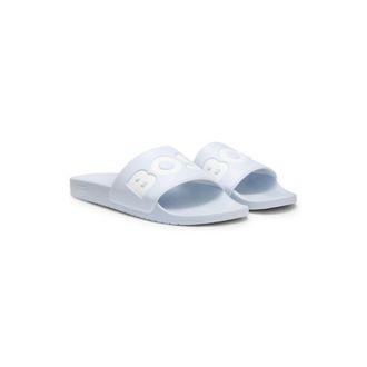 BOSS Italian-made slides with large logo detail