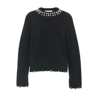 Kaos Kaos, Dames, Truien, Zwart, Maat: L Wol