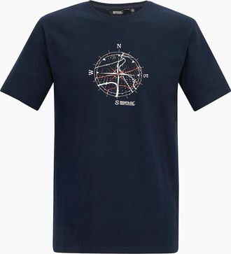 Regatta Mens Regatta Mens Cline IX Compass T-Shirt - Navy - Size: 38