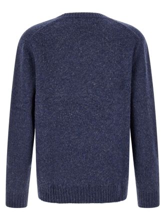 Polo Ralph Lauren Logo Intarsia Wool-Cashmere Sweater - Navy