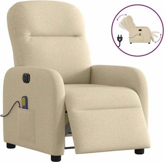 vidaXL Vidaxl - Sill&oacute;n De Masaje Reclinable El&eacute;ctrico Tela Rojo Tinto