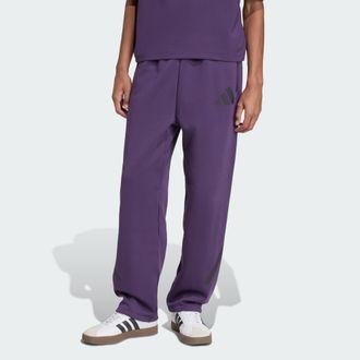 adidas Mens Z.N.E. Open-Hem Pants - Purple - Size X-Large