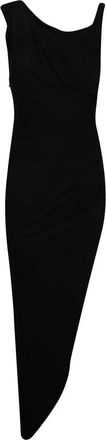 Elisabetta Franchi Mouwloze Jurk - Dames - Feestkleedjes - Zwart - L - Kleedjes