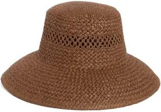 BCBGeneration Straw Bucket Hat in Brown at Nordstrom Rack