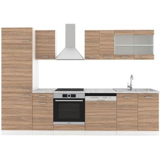Vicco Cucina componibile R-Line, Sonoma, 300 cm, pl Marmo