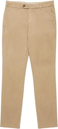 Brooks Brothers Stretch Katoenen Chinos - Heren - Chinos - Beige - W31 - Katoen - Broeken