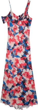 Patrizia Pepe floral-print maxi dress - women - Viscose/Elastane/Polyester - 42 - Blue