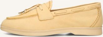 Notre-V Schoenen, Dames, Beige, 42 EU, Leer, Dames Instappers Zalama-21